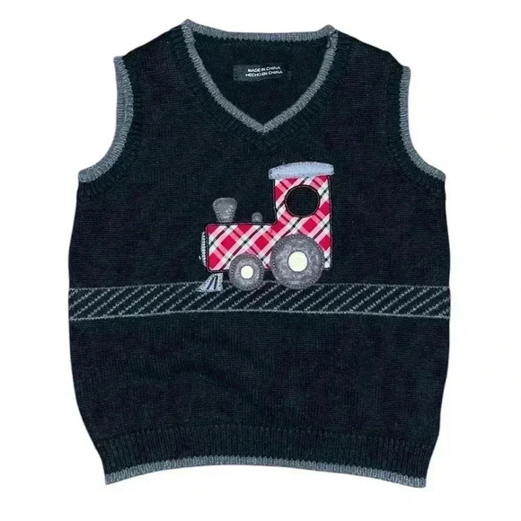 None Other - Train printed sweater vest baby 24 mo 2T